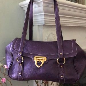LOVCAT Paris purple hand bag